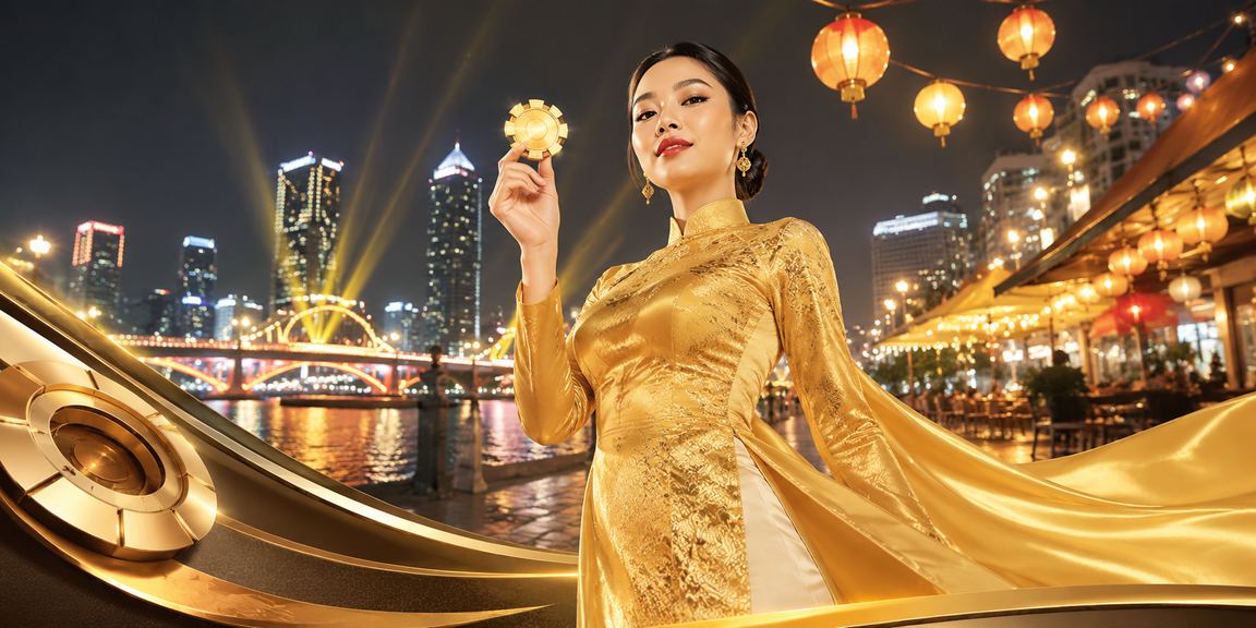 Không gian VIP sang trọng tại Đà Nẵng với trang phục áo dài truyền thống